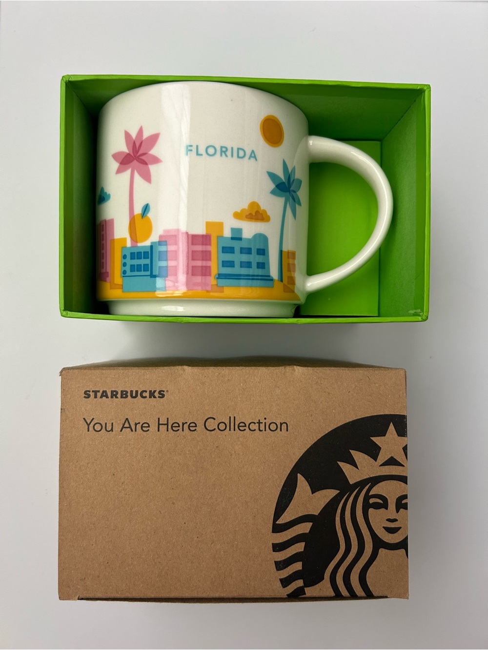 NIB Starbucks You Are Here Collection Florida Mug
